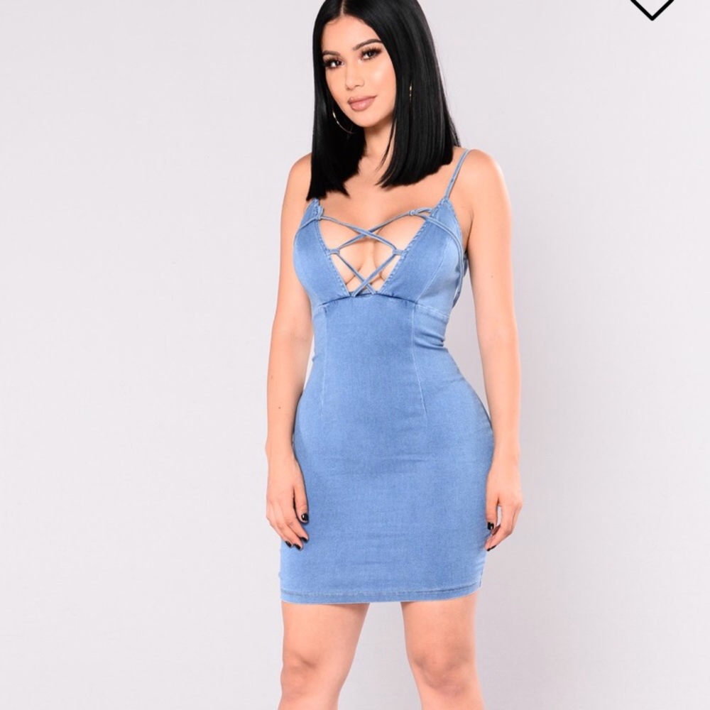 New with tags mini jean dress